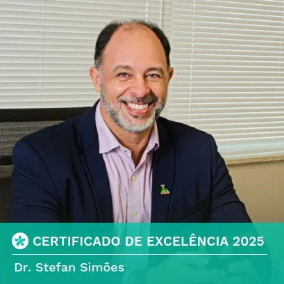 Dr. Stefan Simões — Certificado de Excelência 2025 Doctoralia